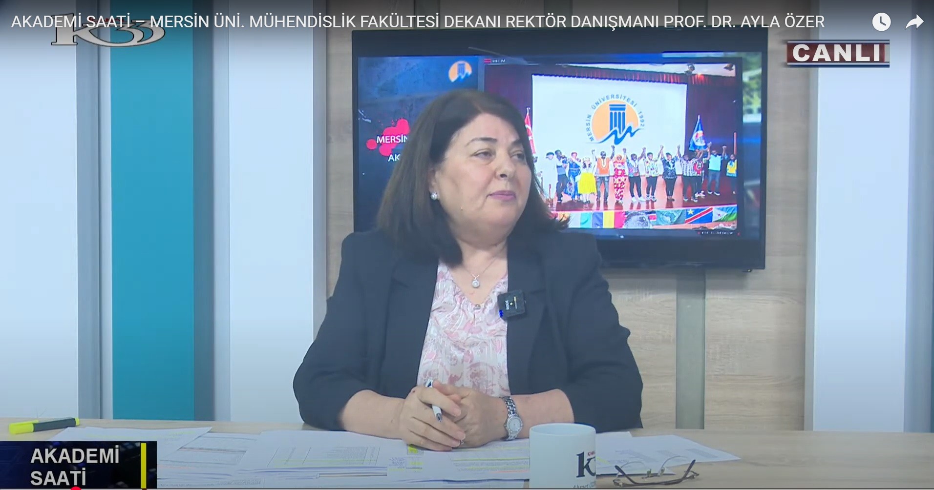 Dekanımız Prof. Dr. Ayla Özer Kanal 33'te Canlı Yayına Katıldı detayı için tıklayınız
